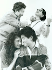 Rich Relations (1991). Lane Nishikawa, Sharon Iwai, Andrea Stevens, and Ken Narasaki. Photo by Cynthia "Kiki" Wallis.