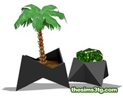 Canteiro em Formato de Origami