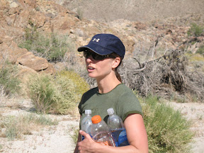 OK who made Holly carry all the water bottles?