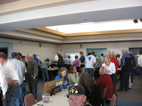 The people in white shirts were SDG&E employees explaining how the Sunrise Powerlink is going to cure all of our energy problems. In their defense they did offer cookies and refreshments.