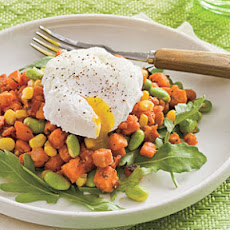 Sweet Potato-and-Edamame Hash