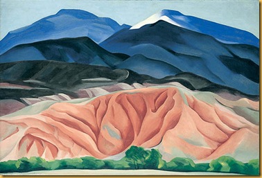 G O'Keefe View f Studio at Ghost Ranch 1930