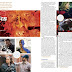 Opening spread for feature article the fall movie preview for 'Make-Up Arist' issue 80.