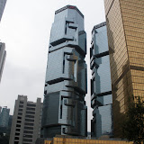Futuristisch gebouw in HK