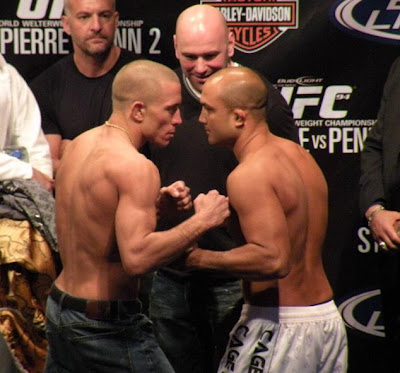 Жорж Сен-Пьер (Georges St. Pierre) vs Джей Ди «БиДжей» Пенн (Jay Dee «B.J.» Penn) Жорж Сен-Пьер (Georges St. Pierre) vs Джей Ди «БиДжей» Пенн (Jay Dee «B.J.» Penn)
