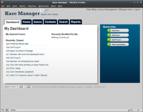 The Dashboard View