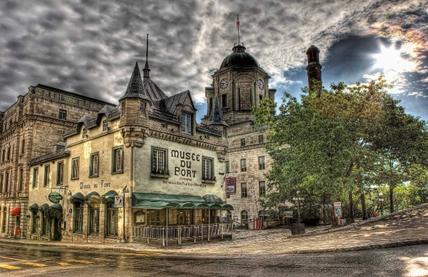 HDR Architecture Photography of Quebec City, Canada