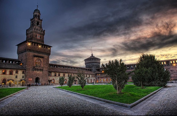 HDR Historic Architecture Photography from Milan, Italy