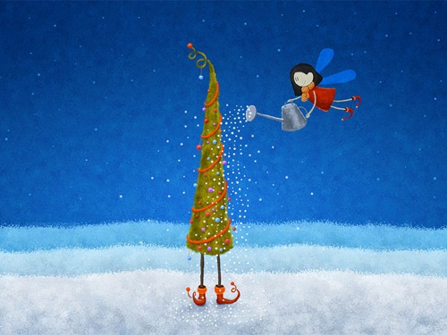 Illustrated-Christmas-desktop-wallpapers Illustrated-Christmas-desktop-wallpapers