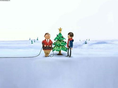 3d Cartoon Christmas Wallpaper