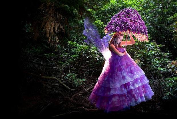 Beautiful Woman With Flower on Fashion Photography