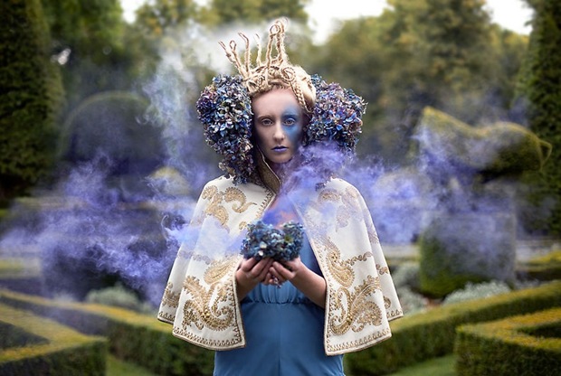 Beautiful Woman With Flower on Fashion Photography