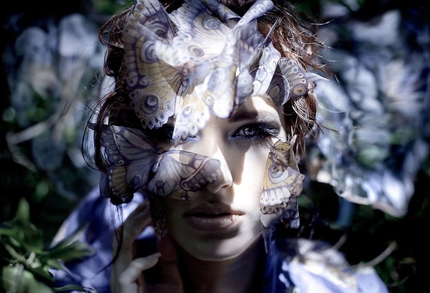 Beautiful Woman With Flower on Fashion Photography