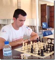 David Vallés, campeón provincial individual de ajedrez relámpago 2010.