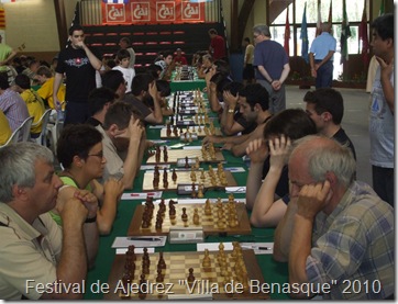 Primeros tableros de la 3ª ronda del XXX Open Internacional de Benasque