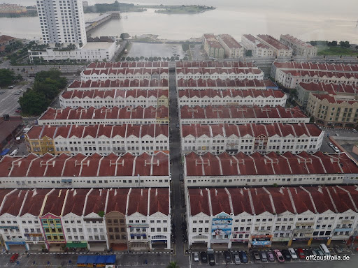 Melaka - in Reihe und Glied