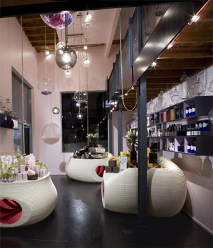 retail design santa monica apothecary decor