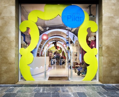 barcelona toy store design interior decor kids fun