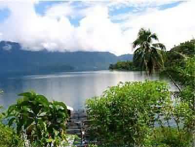 green side of maninjau