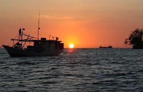 Exotic sunset