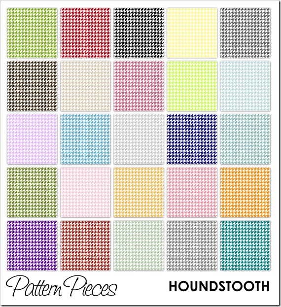 IMAGE - Pattern Pieces - Houndstooth