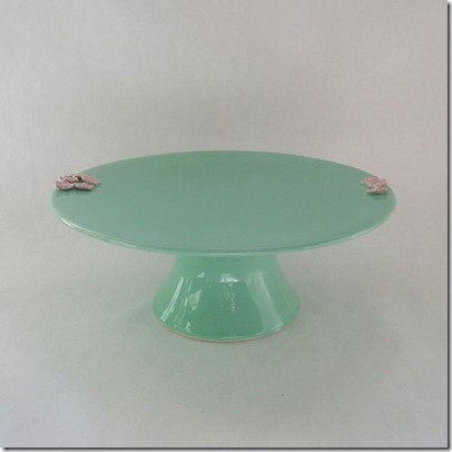 CherryBlossomCakeStand.whitneysmith.etsy