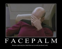 facepalm