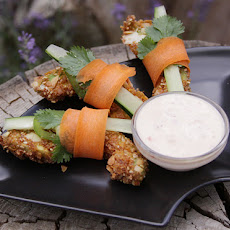 Crunchy Avocado with Sweet Chili Mayo