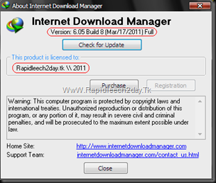 Internet Download Manager v6.5 Build 8 Final - Full Cracked - <br />Silent Installation Internet Download Manager v6.5 Build 8 - Full Cracked - Silent Installation