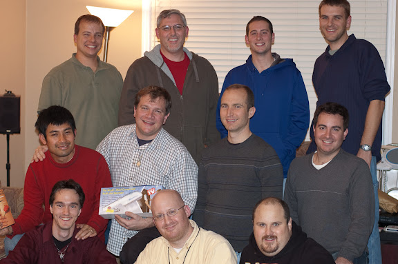 The last meeting of my men's group...