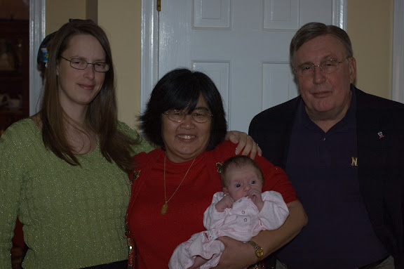 Sandra, Sam and Sandra's cousin's Charles and Diane.