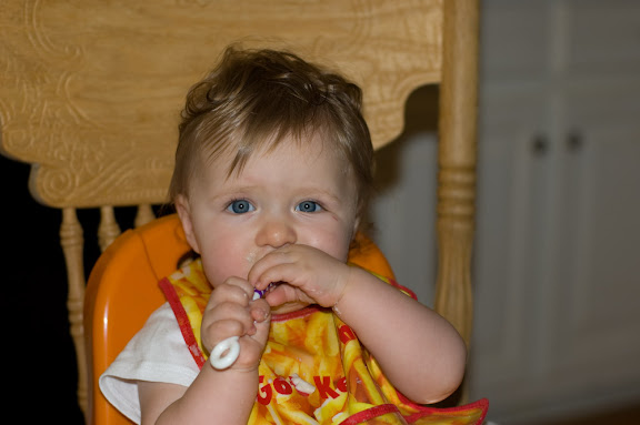 Two fisted eating.
