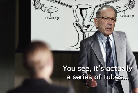 Link to On the Ted Stevens lecture tour… (PIC)