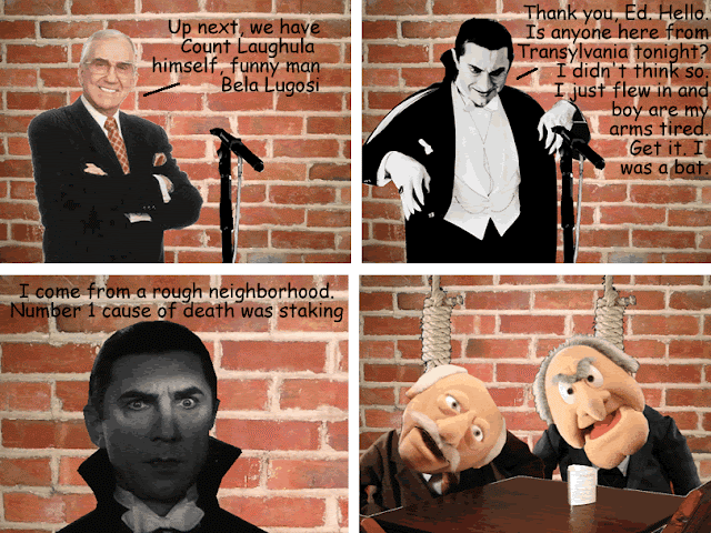 Link to Bela Lugosi, Stand Up Comedian (PIC)