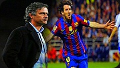 Lionel Messi y Mourinho