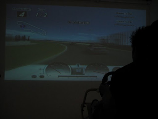 PS3 Racing & Projector Setup