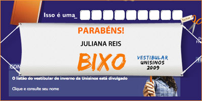 Ju na Unisinos!