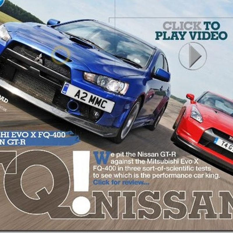 Mitsubishi Evo X FQ-400 vs Nissan GT-R