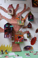 Cardboard Bird Houses