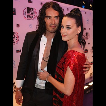 Katy Perry and Russel Brand