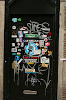 Nice graphics on this club door