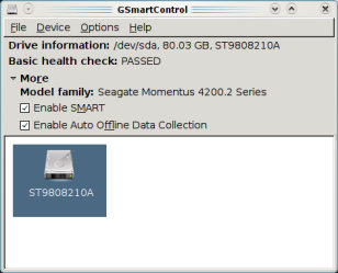 GSmartControl Status
