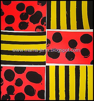 Modern Art: Ladybug Girl & Bumblebee Boy