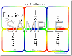 Fractions (Reduced)