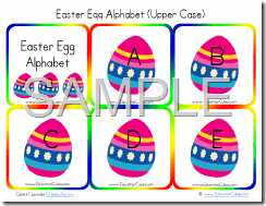 Easter Egg Alphabet Uppercase