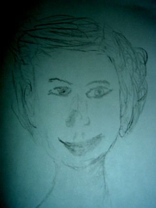 Sketch of Princess Margaret