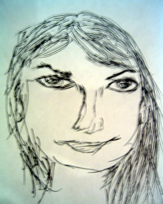 Sketch of Emily Haines