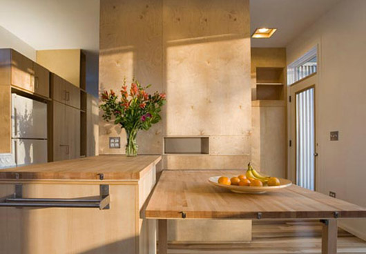Wooden House Design Kitchen Interior