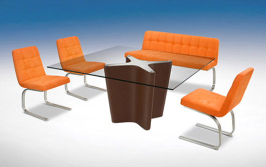 modern glass dining room furniture