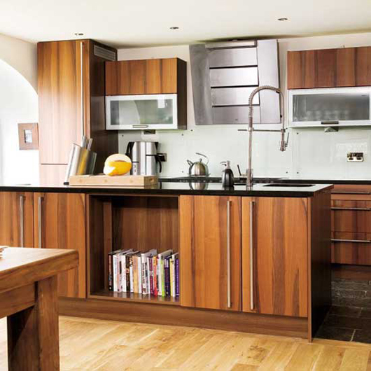 Modern Walnut Kitchen Home Interior Design walnut kitchen design interior